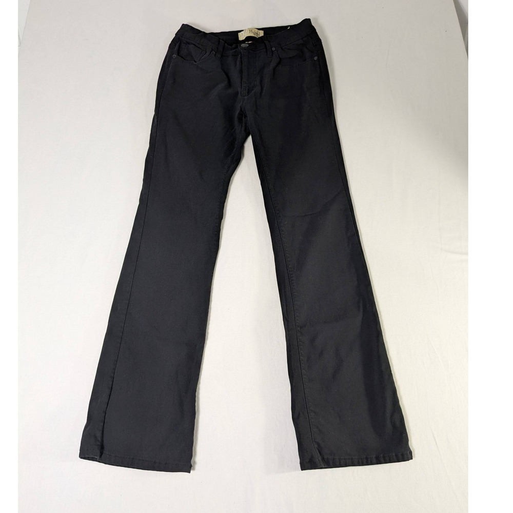 Hybrid & Company Women's Size S Black Stretch Bootcut Flare Pants Y2K